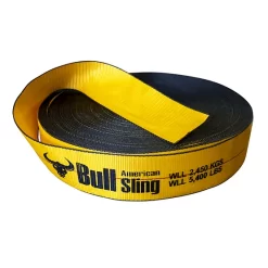 CINTA DE POLIÉSTER PARA FAJA RATCHET DE 4" X 100MTS AMERICAN BULL