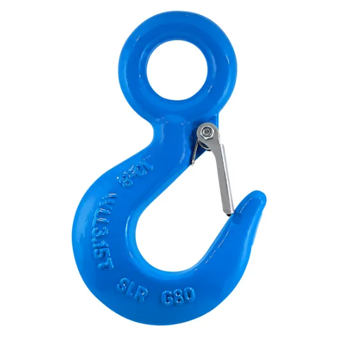 G80 GANCHO FIJO MODELO ESTANDAR CON PESTILLO 13MM - 5.3TON FS: 4-1 SLR