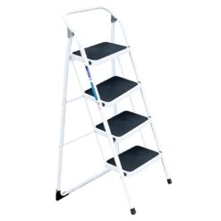 ESCALERA TIPO TABURTE DE 4 PASOS AMERICAN Z LION