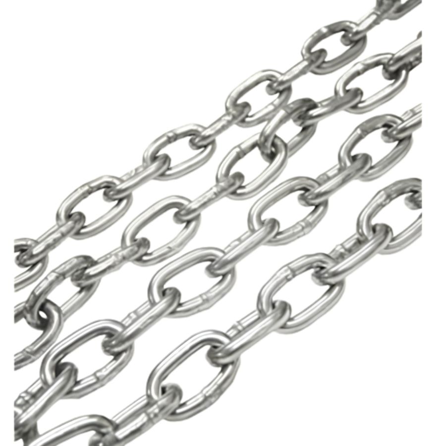 CADENA DE ACERO GALVANIZADO G30 3/8" X MT - Imagen 3
