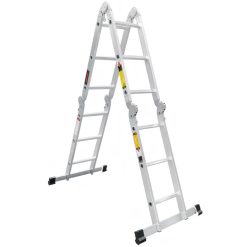 ESCALERA MULTIUSOS DE 12 PASOS ALUMINIO TRUPER