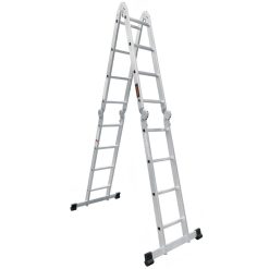 ESCALERA MULTIUSOS DE 16 PASOS ALUMINIO TRUPER