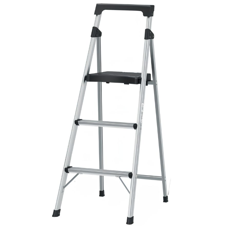 ESCALERILLA TUBULAR PLEGABLE DE 3 PASOS ALUMINIO TRUPER