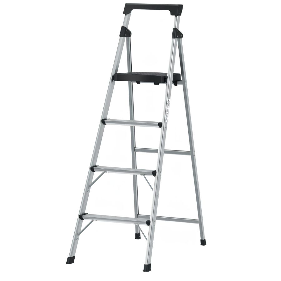 ESCALERILLA TUBULAR PLEGABLE DE 4 PASOS ALUMINIO TRUPER