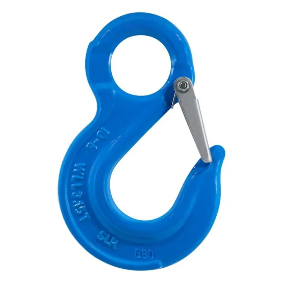 G80 GANCHO FIJO PESADO CON PESTILLO 10MM - 3.15TON FS: 4-1 SLR